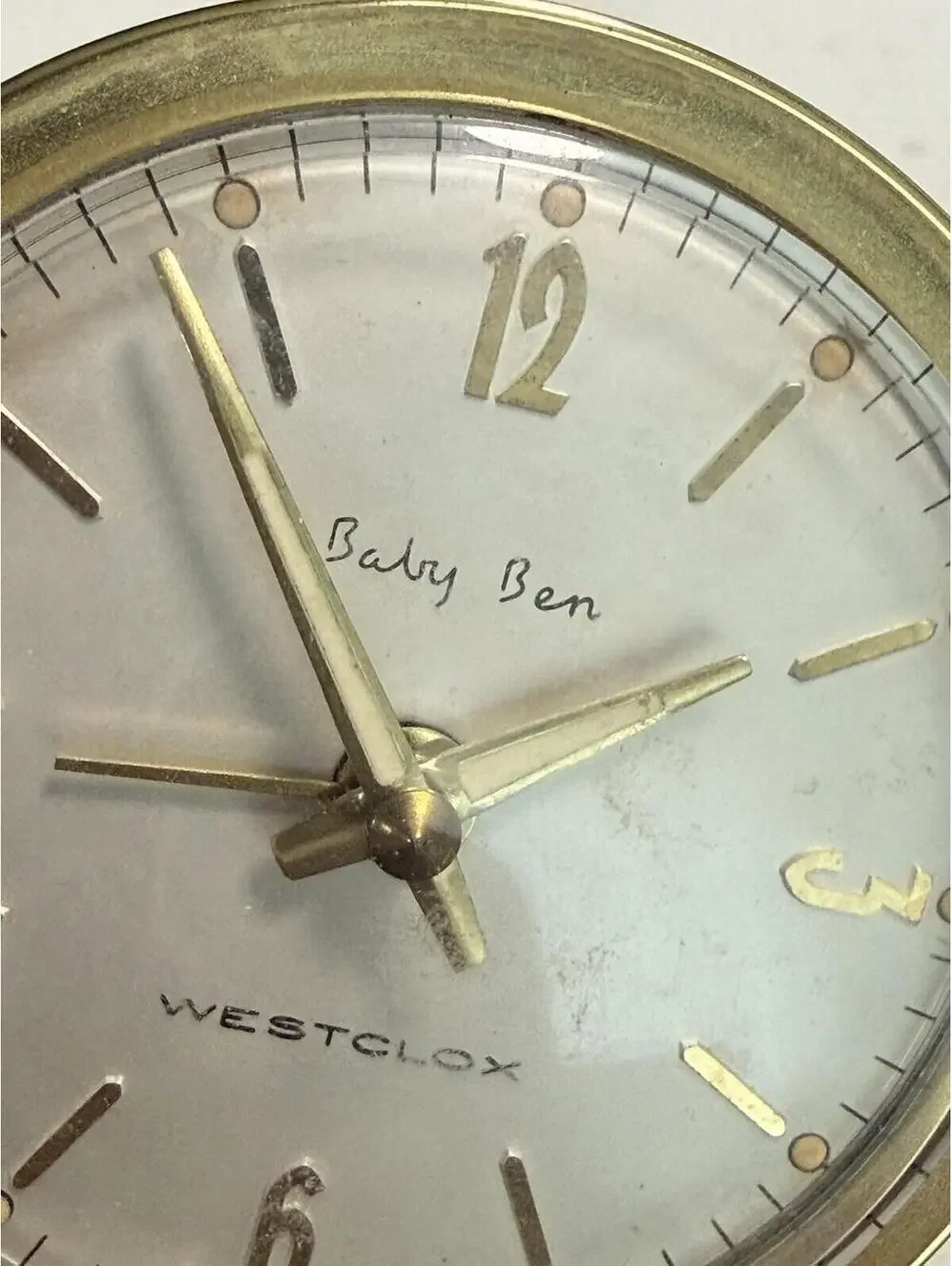 Vintage Westclox Baby Ben Wind Up Alarm Clock / Made in USA , Working